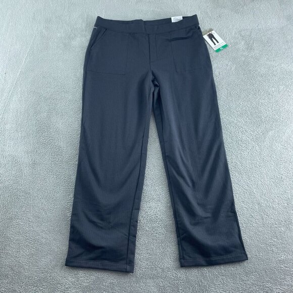 Mondetta Herringbone Straight Leg Pants XL Recycled Polyester Blend NWT 2572 - Picture 1 of 11